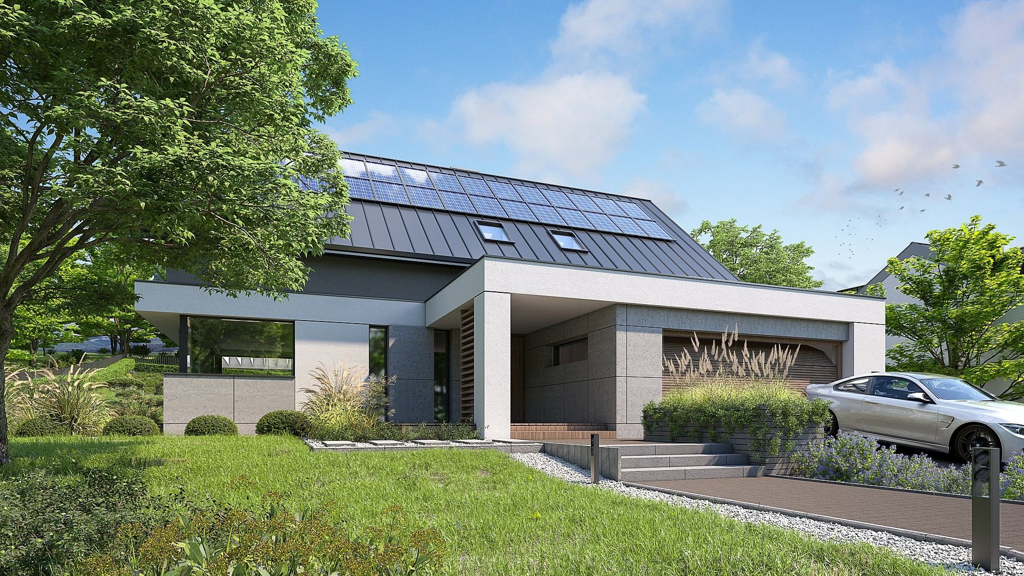 Projekt domu w stylu nowoczesnym